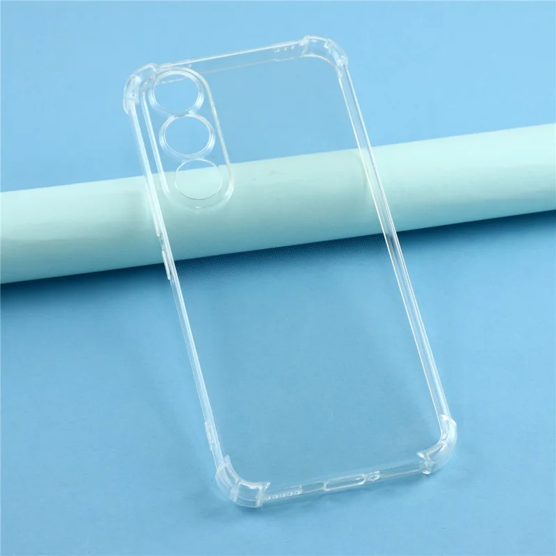 Für vivo V70 FE 5G TPU-Hülle verstärkte Ecken stoßfestes Handycover - Transparent