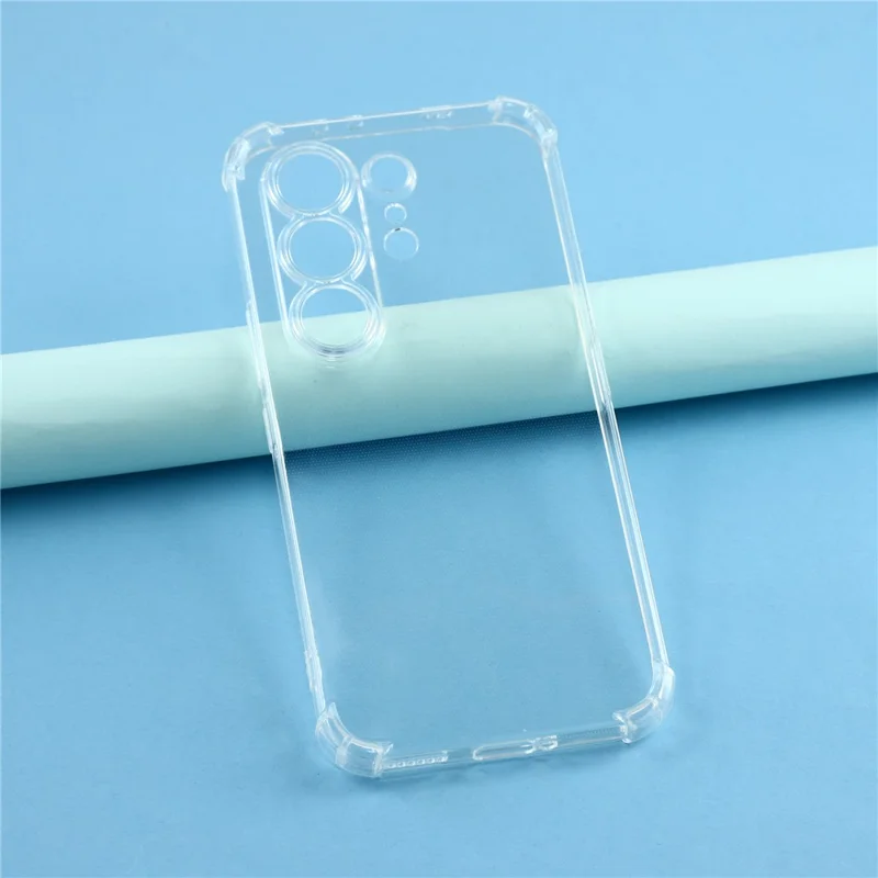 For TECNO Camon 50 4G TPU Case Reinforced Corners Drop-proof Phone Cover - Transparent
