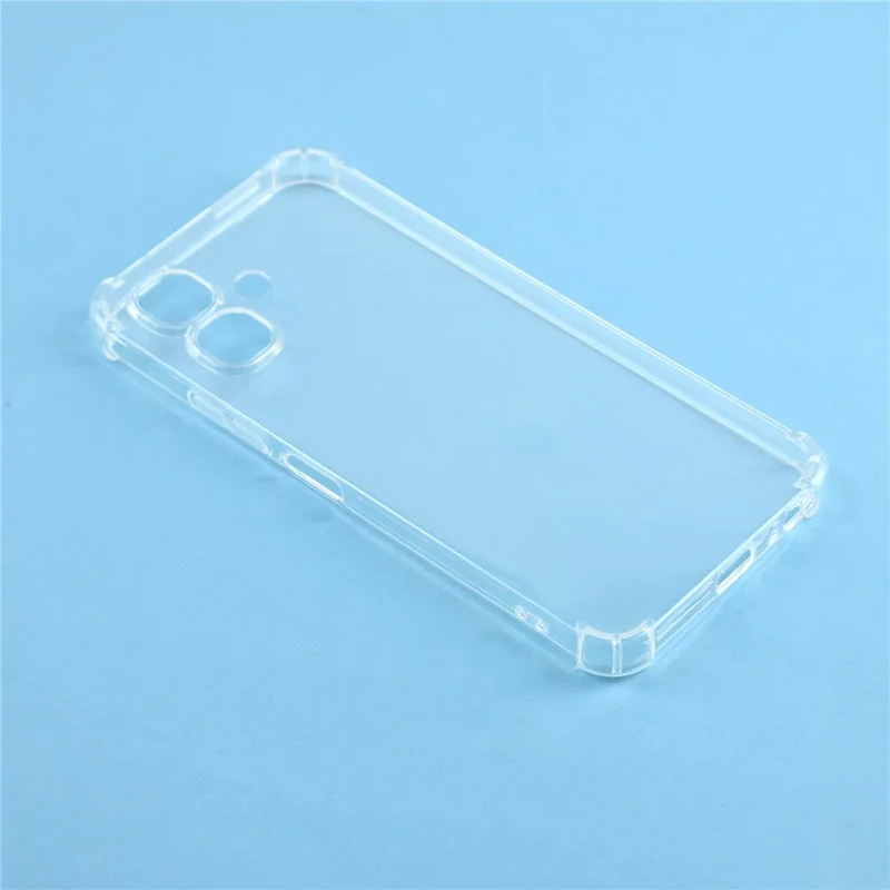 For Infinix Smart 20 4G TPU Case Reinforced Corners Drop-proof Phone Cover - Transparent