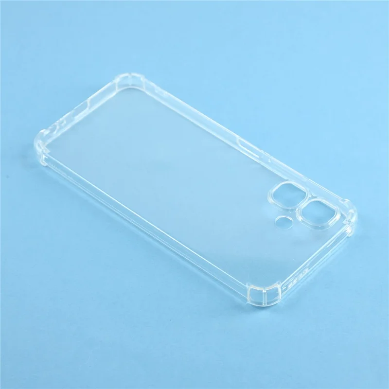 For Infinix Smart 20 4G TPU Case Reinforced Corners Drop-proof Phone Cover - Transparent