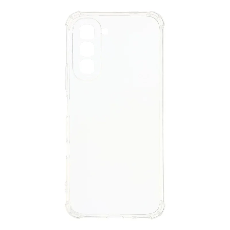 For Infinix Hot 70 TPU Case Reinforced Corners Drop-proof Phone Cover - Transparent