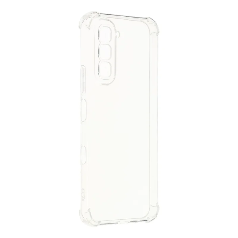 For Infinix Hot 70 TPU Case Reinforced Corners Drop-proof Phone Cover - Transparent