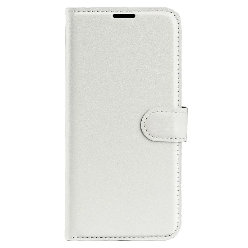 For Xiaomi Redmi Note 12 5G (Global) / (India) / (China) / Poco X5 5G Full Protection Case Flip Anti-scratch Litchi Texture PU Leather Stand Wallet Phone Cover - White