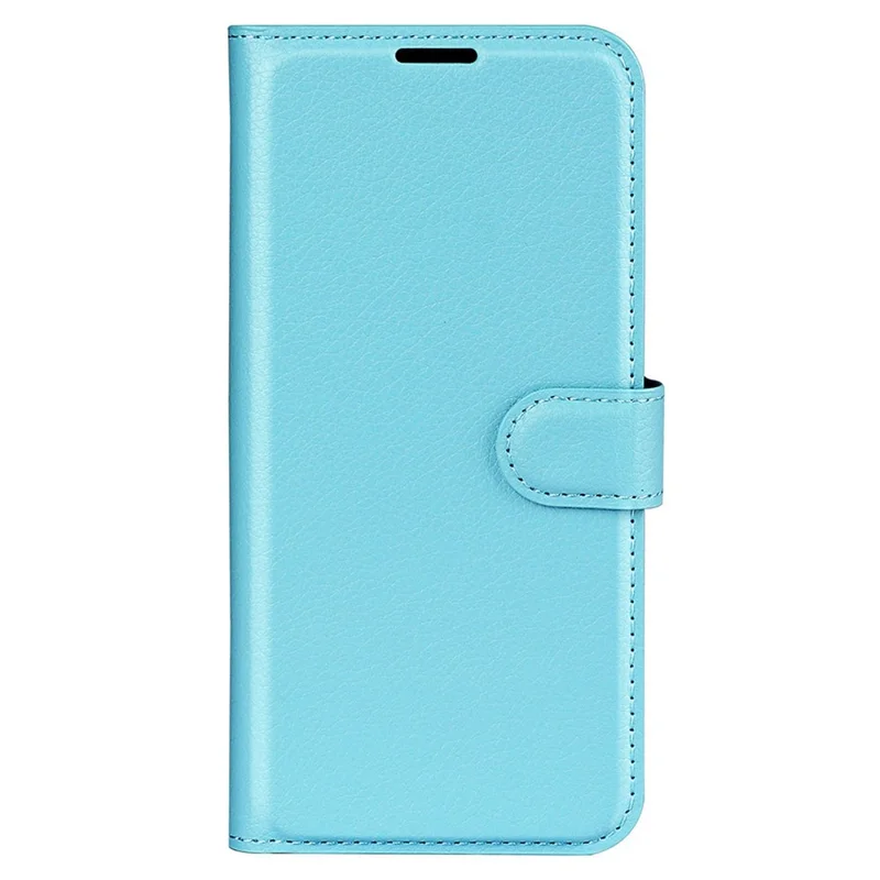For Xiaomi Redmi Note 12 5G (Global) / (India) / (China) / Poco X5 5G Full Protection Case Flip Anti-scratch Litchi Texture PU Leather Stand Wallet Phone Cover - Blue