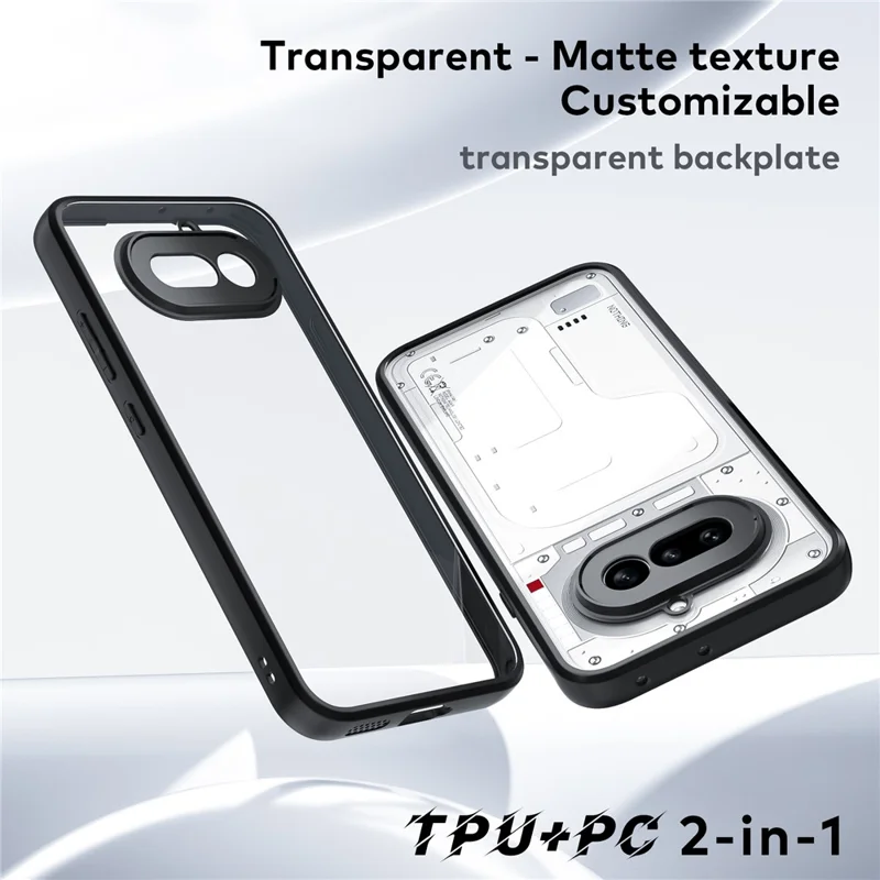 For Nothing Phone (4a) Phone Case Shockproof PC + TPU Clear Back Cover