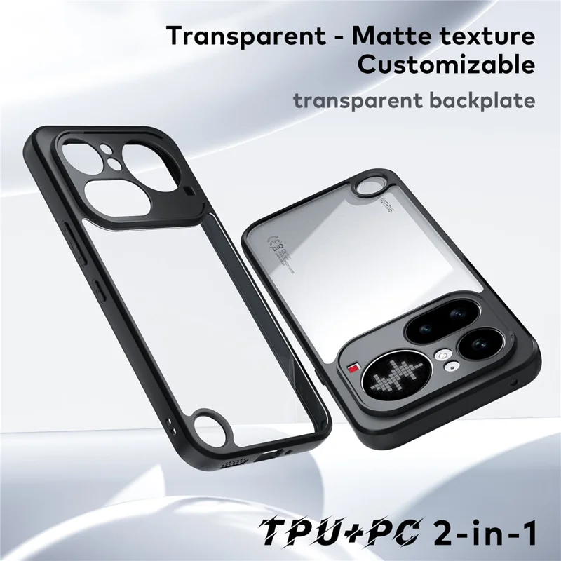 For Nothing Phone (4a) Pro Phone Case Shockproof PC + TPU Clear Back Cover