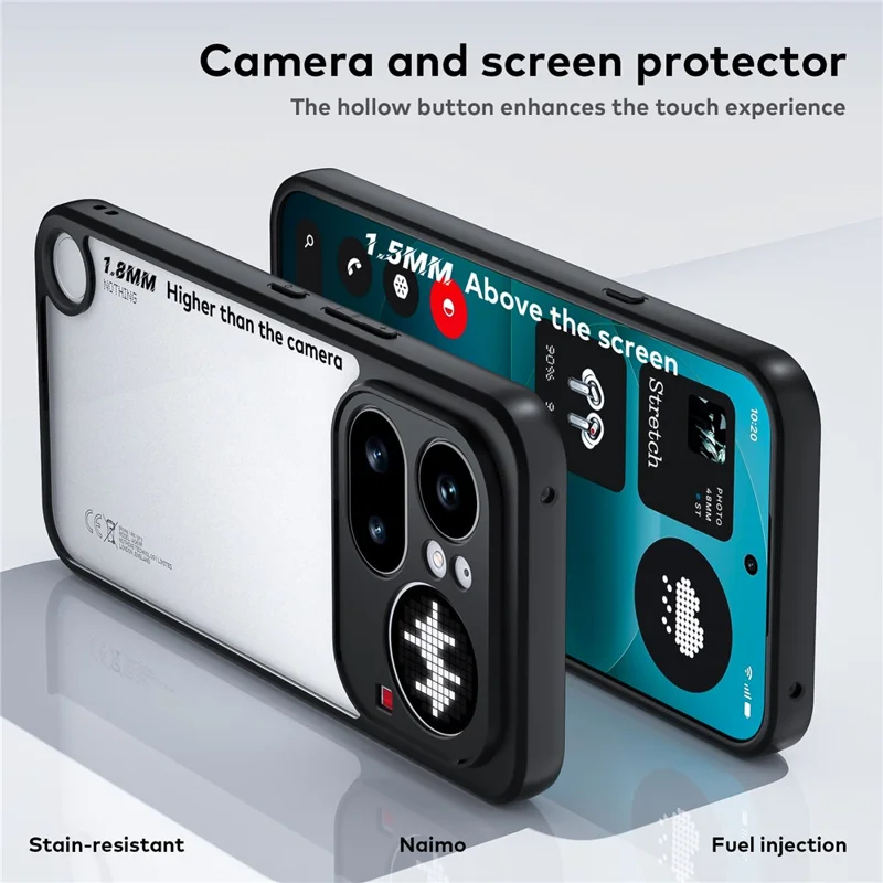 For Nothing Phone (4a) Pro Phone Case Shockproof PC + TPU Clear Back Cover