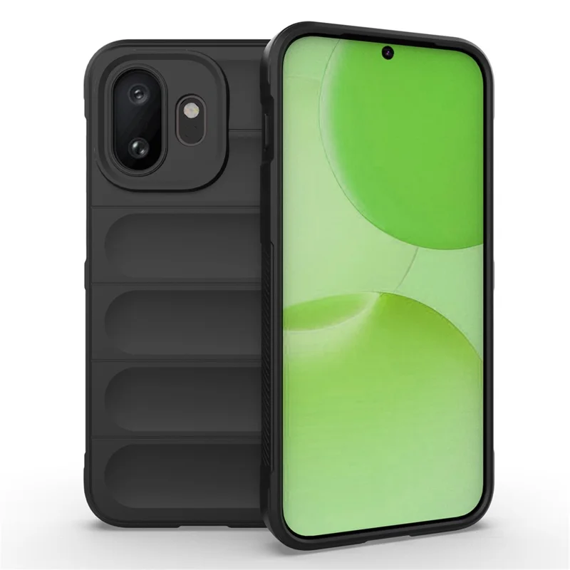 Capa de Telemóvel para OnePlus 15T 5G, Capa Traseira Resistente em TPU Macio com Proteção Anti-queda - Preto