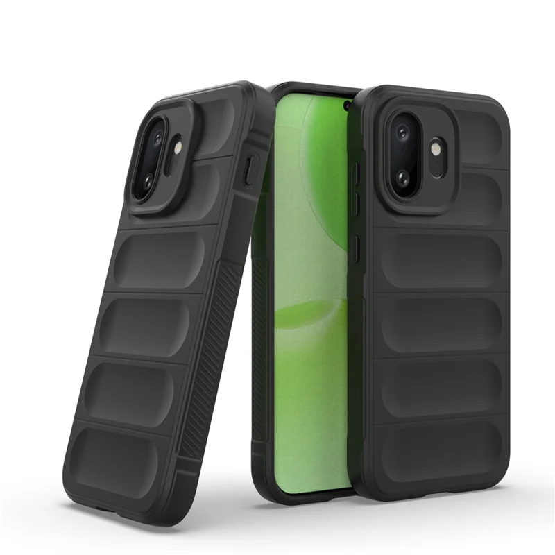 Capa de Telemóvel para OnePlus 15T 5G, Capa Traseira Resistente em TPU Macio com Proteção Anti-queda - Preto