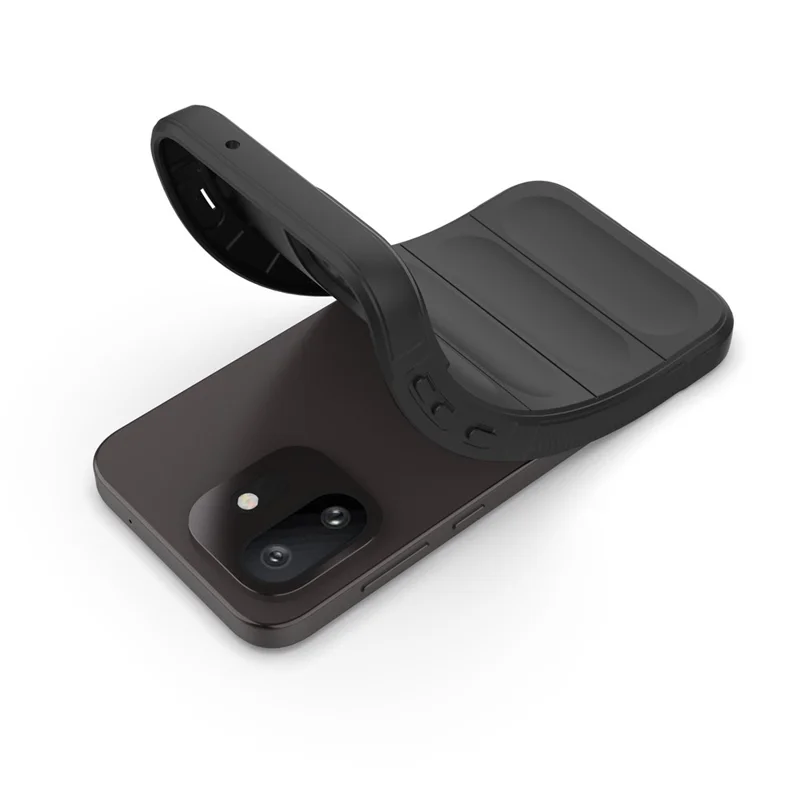 Capa de Telemóvel para OnePlus 15T 5G, Capa Traseira Resistente em TPU Macio com Proteção Anti-queda - Preto