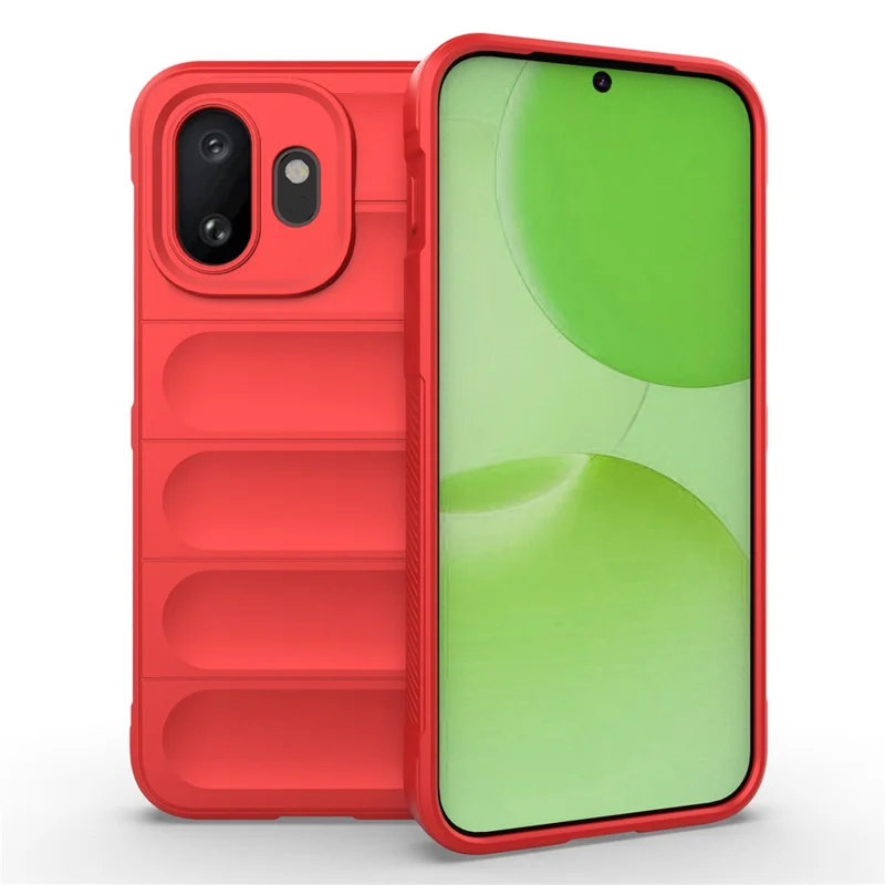 For OnePlus 15T 5G Phone Case Anti-Drop Soft TPU Rugged Back Cover - Red