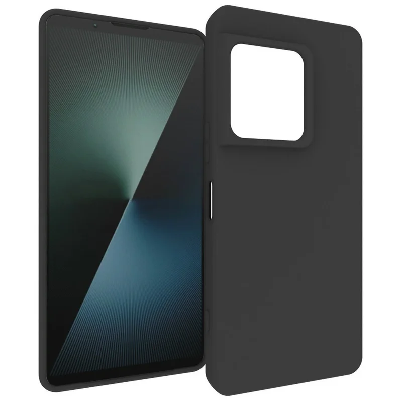 Coque pour Sony Xperia 1 VIII, finition mate, housse souple en TPU - Noir