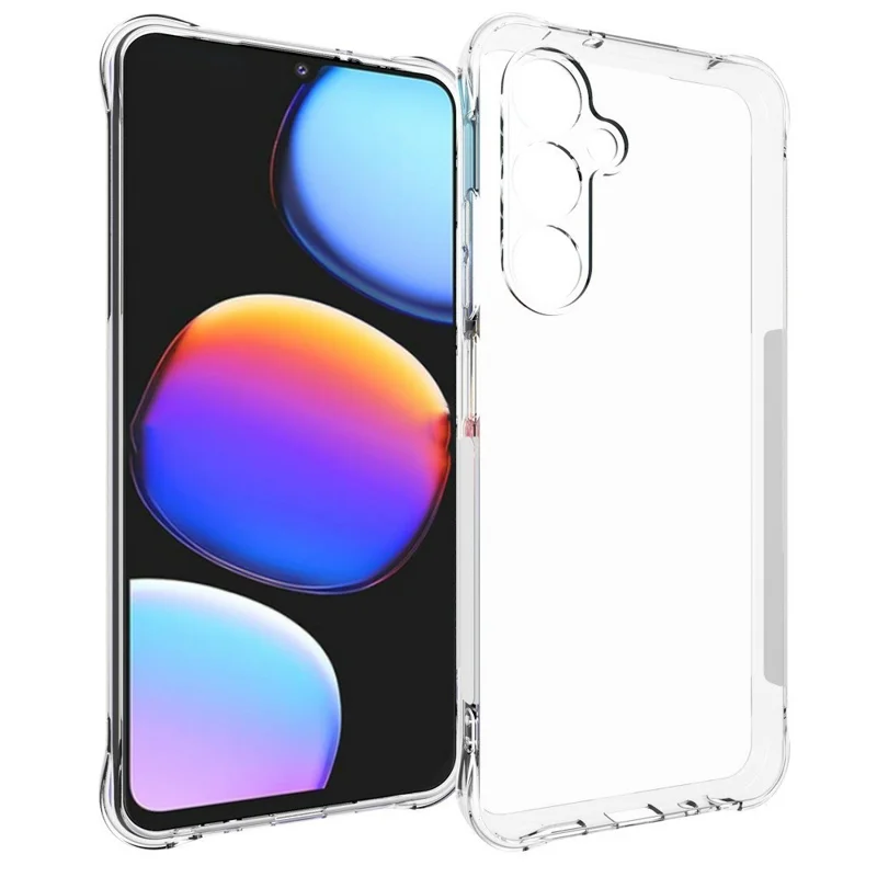 For ZTE Blade V80 Max 4G TPU Case Non Slip Anti Drop Phone Cover - Transparent