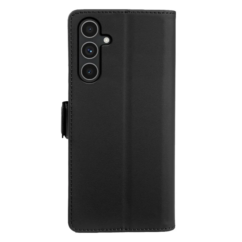 For Samsung Galaxy A34 5G Leather Case Wallet Stand TPU + PU Skin-touch Cover - Black