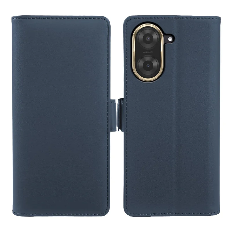 For Xiaomi Redmi A5 4G (171.7mm) Leather Case Wallet Stand TPU + PU Skin-touch Cover - Blue