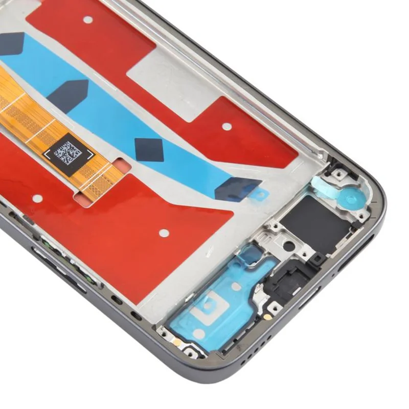 For Honor 400 Lite 5G OEM Grade S AMOLED Screen and Digitizer Assembly + Frame (without Logo) - Black