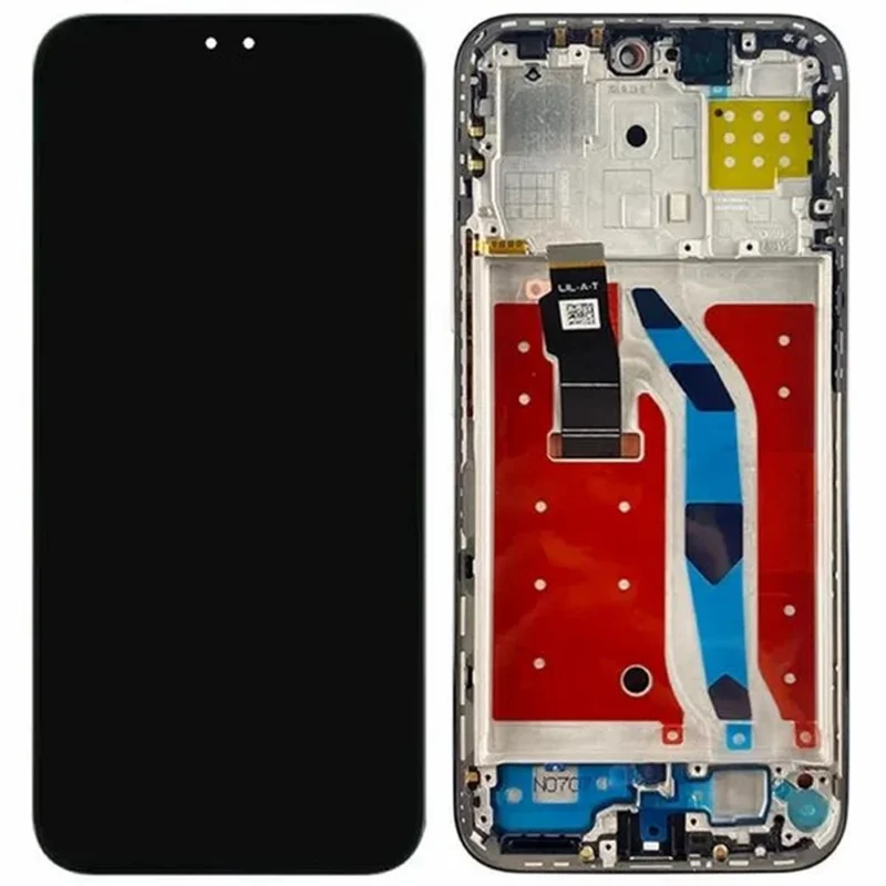 Pantalla AMOLED de Grado OEM S y Conjunto de Digitalizador + Marco para Honor X8c 4G (sin Logotipo) - Negro