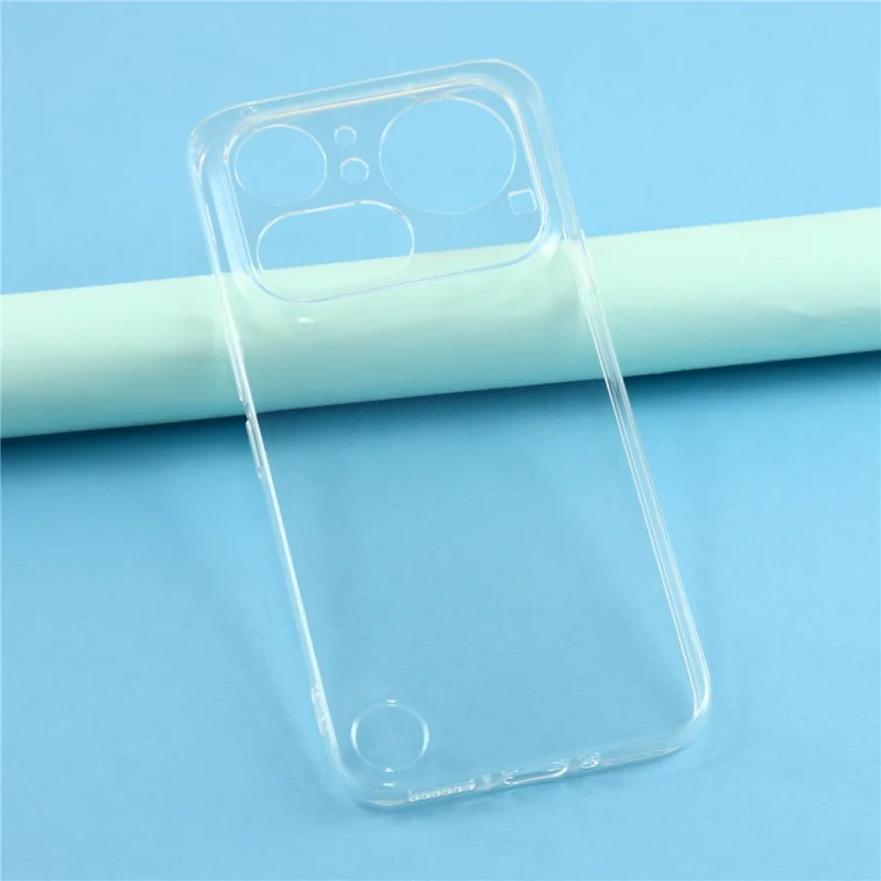 Funda trasera transparente ultrafina flexible de TPU para Nothing Phone (4a) Pro - Transparente