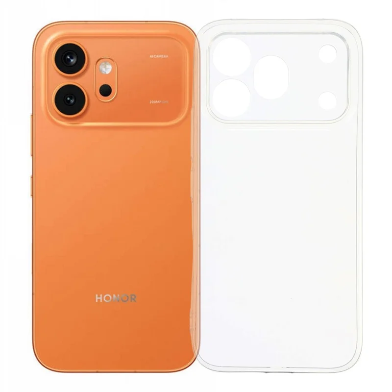 Прозрачная ультратонкая задняя панель для Honor 600 Pro 5G, гибкий чехол из ТПУ, прозрачный чехол для телефона