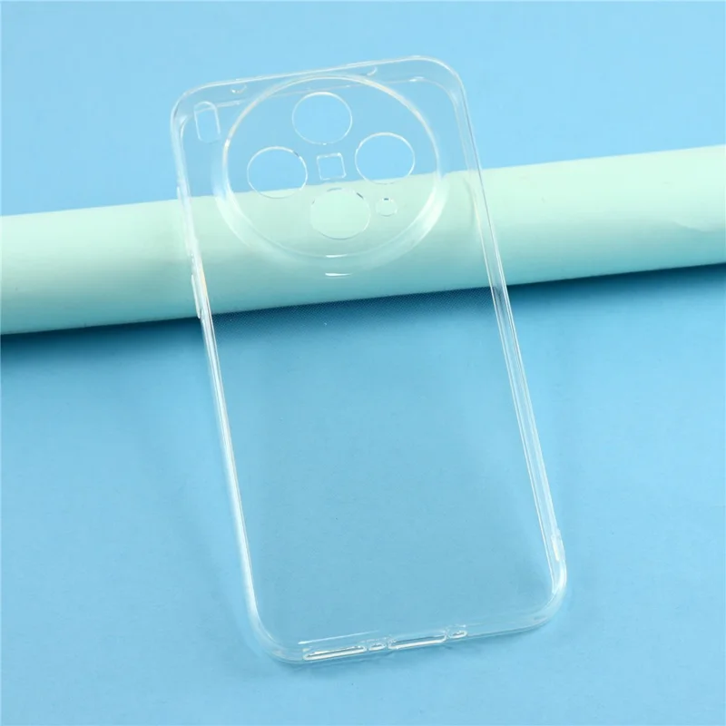 For vivo X300s 5G Back Cover Ultra Thin Flexible TPU Clear Phone Case - Transparent
