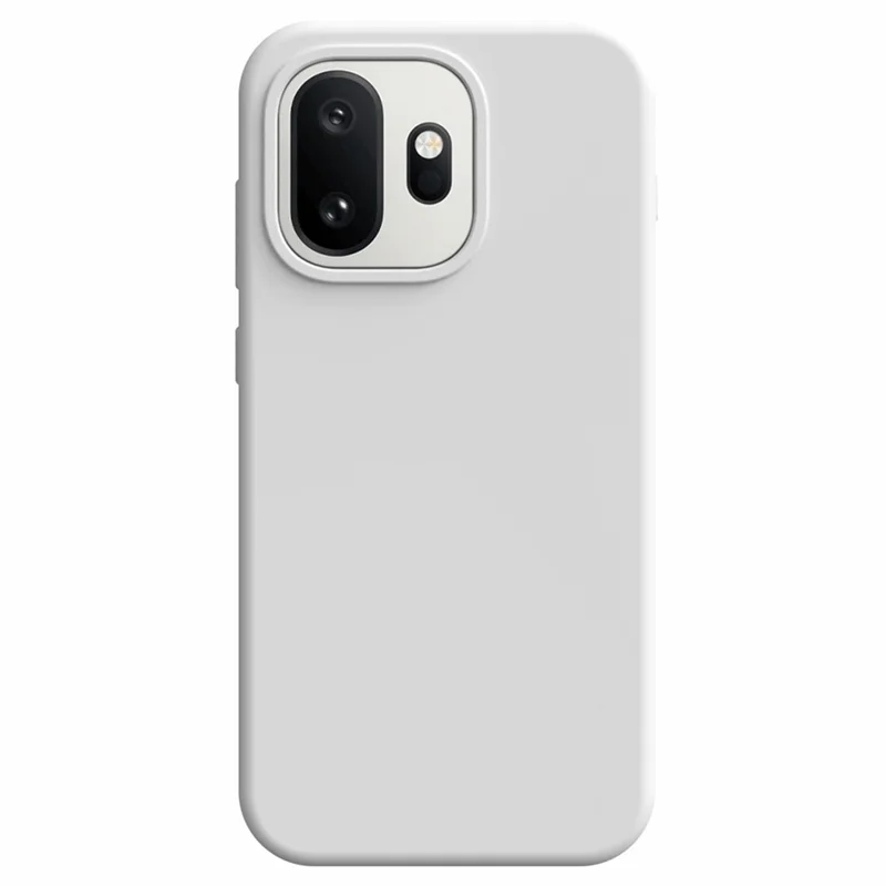 Étui pour OnePlus 15T 5G - Étui en silicone liquide doux au toucher, combiné à du PC, convivial pour la peau - Blanc
