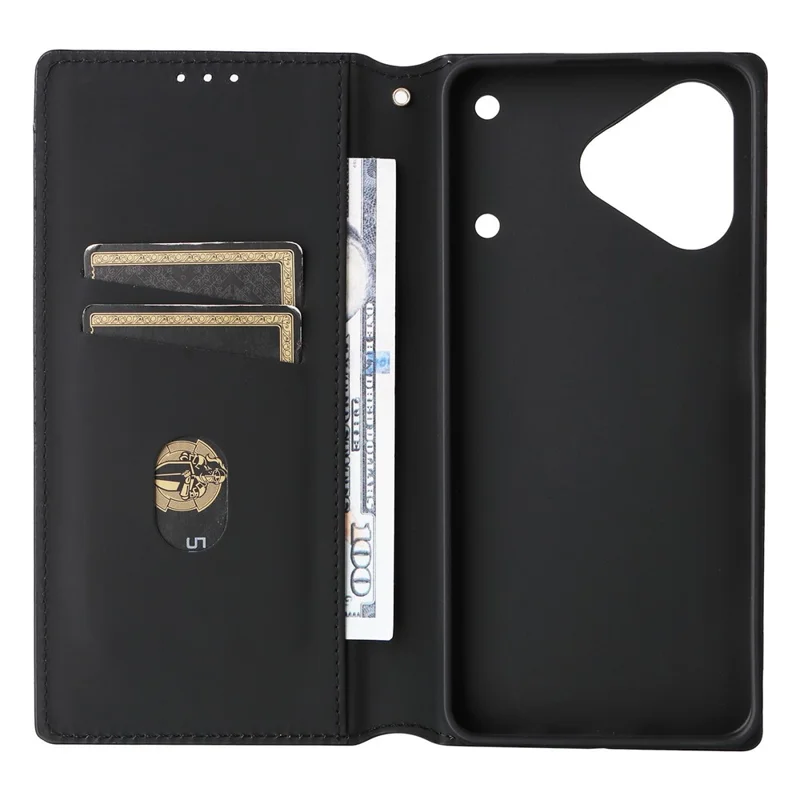 For Realme Note 80 4G Case Wallet Rhombus Imprinted PU Leather Phone Cover - Silver