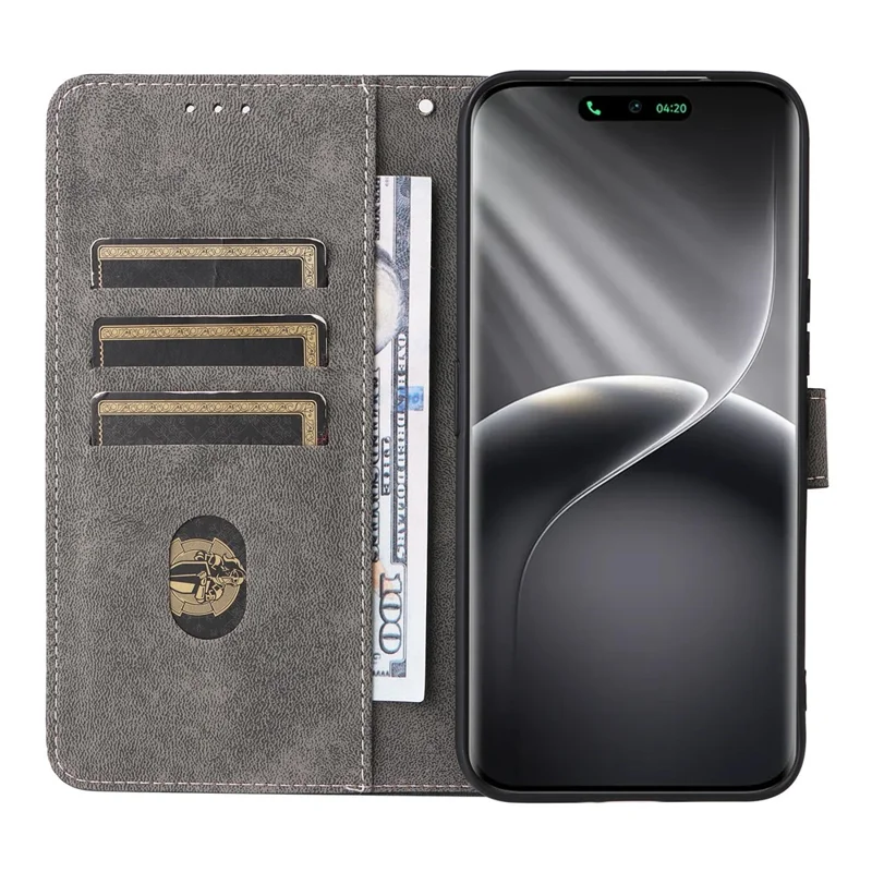 For TECNO Camon 50 Pro 4G Case Wallet RFID Blocking PU Leather Phone Cover Stand with Strap - Black