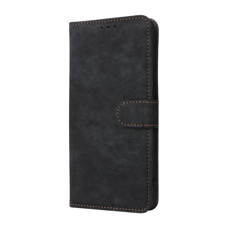 For TECNO Camon 50 Pro 4G Case Wallet RFID Blocking PU Leather Phone Cover Stand with Strap - Black