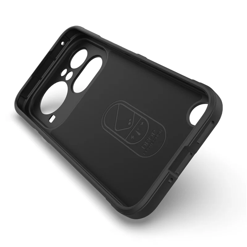 Für Nothing Phone (4a) Pro Handyhülle Anti-Drop Weiche TPU Robuste Rückseite - Schwarz