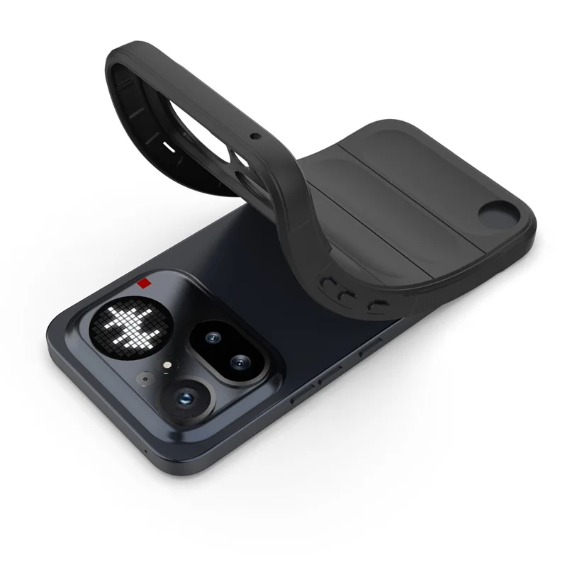 Für Nothing Phone (4a) Pro Handyhülle Anti-Drop Weiche TPU Robuste Rückseite - Schwarz