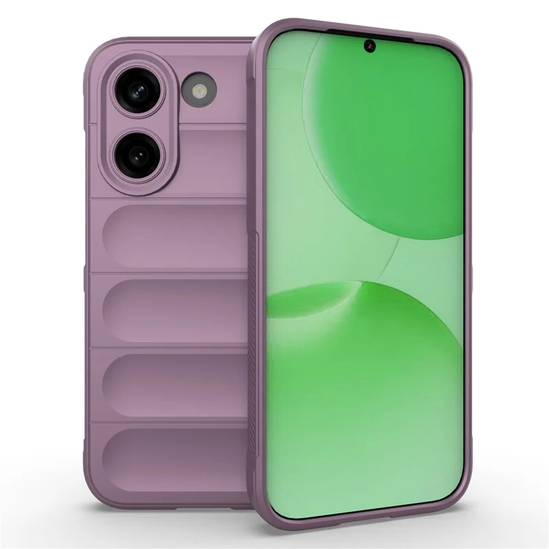 AMORUS Phone Case For Xiaomi Poco X8 Pro 5G  /  Redmi Turbo 5 5G Shockproof Soft TPU Rugged Back Cover - Light Purple
