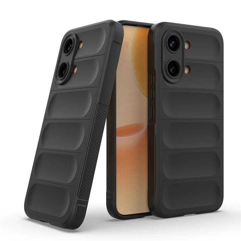 Phone Case For Xiaomi Poco X8 Pro Max 5G  /  Redmi Turbo 5 Max 5G Anti-Drop Soft TPU Rugged Back Cover - Black