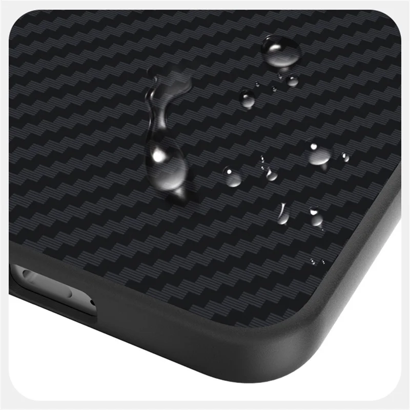 ABEEL Magnetic Case For Honor Magic8 Lite 5G  /  X9d 5G  /  X70 5G Carbon Fiber Texture Phone Back Cover - Black