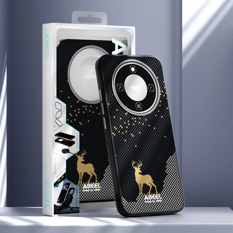 ABEEL Magnetic Case For Honor Magic8 Lite 5G  /  X9d 5G  /  X70 5G Ultra Slim PC TPU Phone Back Cover - Deer