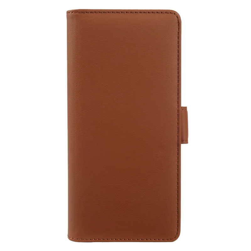 Capa Carteira em Pele para iPhone 14 Pro Max com Suporte e Capa TPU + PU, Cor Castanha