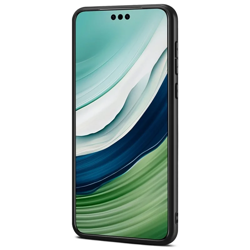 DENIOR A08+1 til Huawei Mate 60 Pro+ / Mate 60 Pro Magnetisk Taske Kalvstruktur Læder + PC + TPU Telefonbeskyttelse - Orange