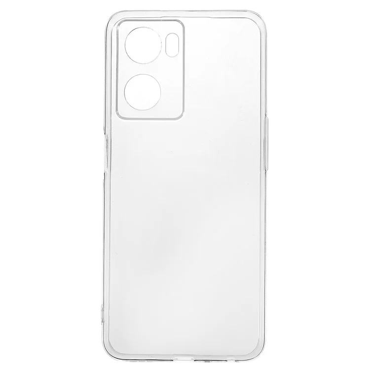 Crystal Clear Back Protective Case per Oppo A57 4G / A57s 4G, custodia in TPU antingiallimento e leggera