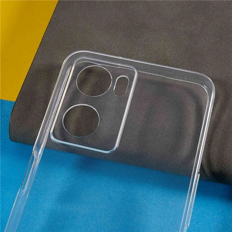 Crystal Clear Back Protective Case per Oppo A57 4G / A57s 4G, custodia in TPU antingiallimento e leggera