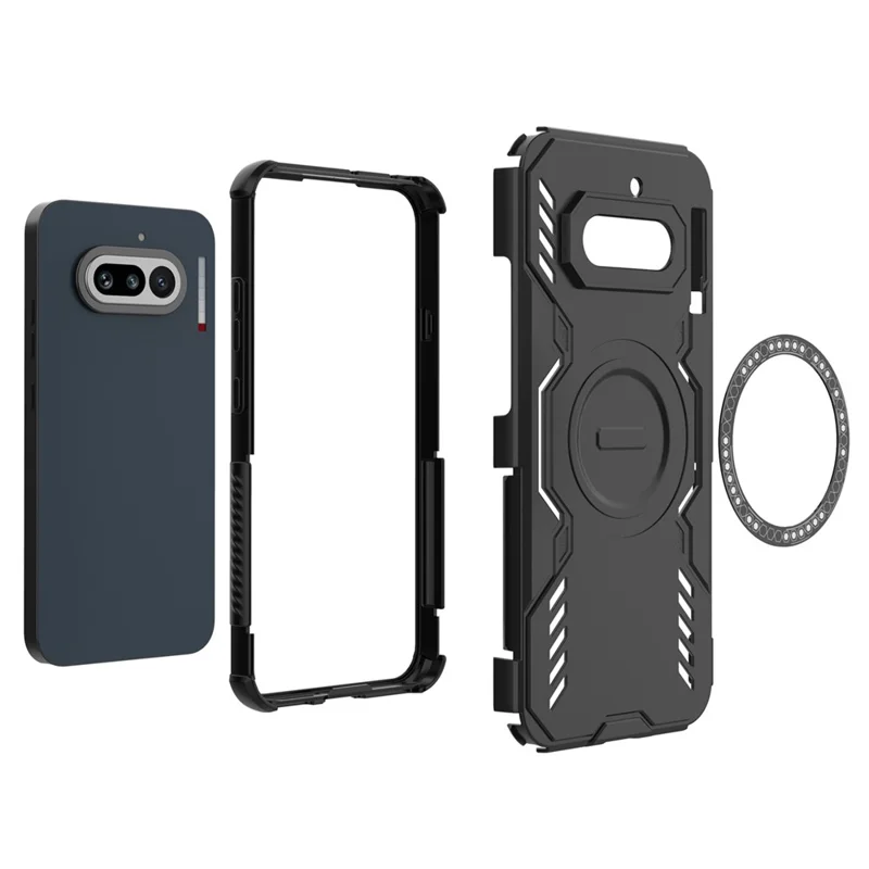 Vente en gros Pour Nothing Phone (4a) Étui Magnétique Papillon Armor ...