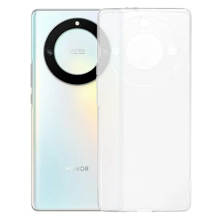 Cas Arrière Pour L'honneur X40 5G, Anti-jaune Cristal Clair TPU Drop Protection Slim Phone Cover