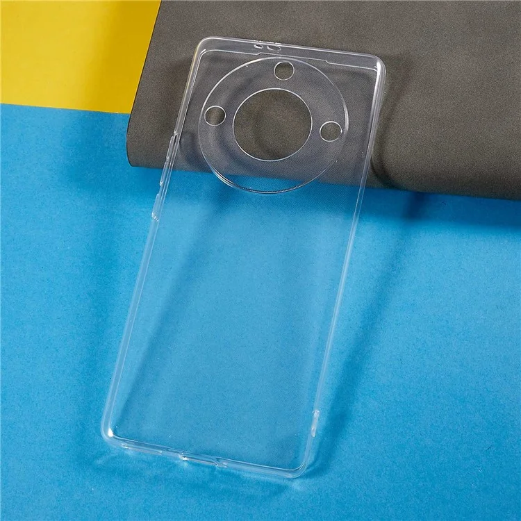 Cas Arrière Pour L'honneur X40 5G, Anti-jaune Cristal Clair TPU Drop Protection Slim Phone Cover