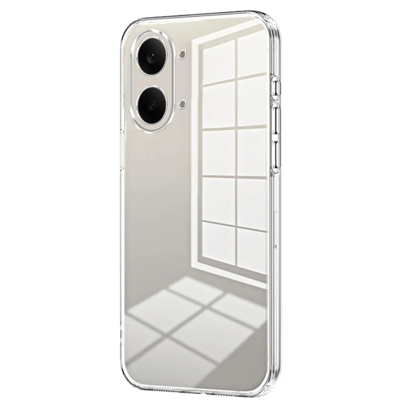 Case For Xiaomi Poco X8 Pro Max 5G  /  Redmi Turbo 5 Max 5G Electroplating Frame Soft TPU Phone Cover - Transparent