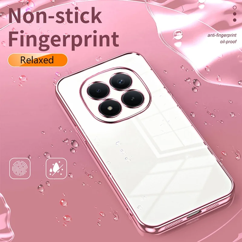 For Xiaomi Redmi Note 15 Pro 4G (Global) Case Electroplating Frame Soft TPU Phone Cover - Green