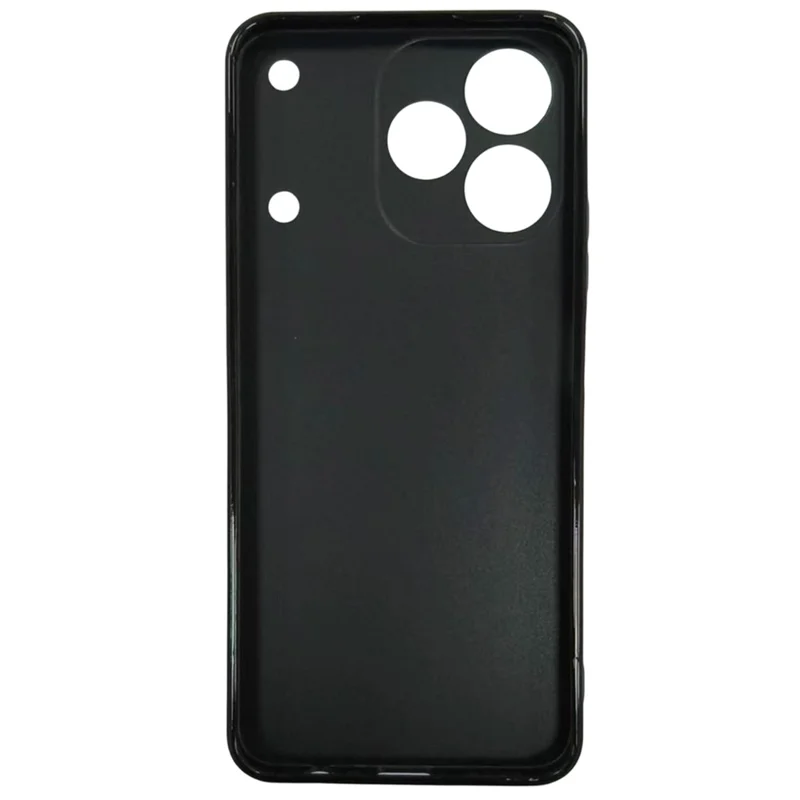 Compra em Volume 25 Unidades Capa para Telemóvel Realme Note 80 4G Capa para Telemóvel TPU Fosca 1,2 mm - Preto