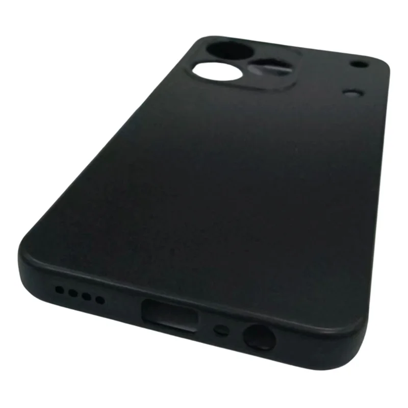 Compra em Volume 25 Unidades Capa para Telemóvel Realme Note 80 4G Capa para Telemóvel TPU Fosca 1,2 mm - Preto