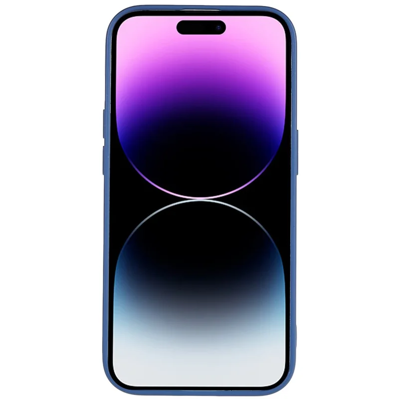 Matte Flexibles TPU-Case für iPhone 14 Pro, kratzfestes Schutzhülle für Handys – Saphir