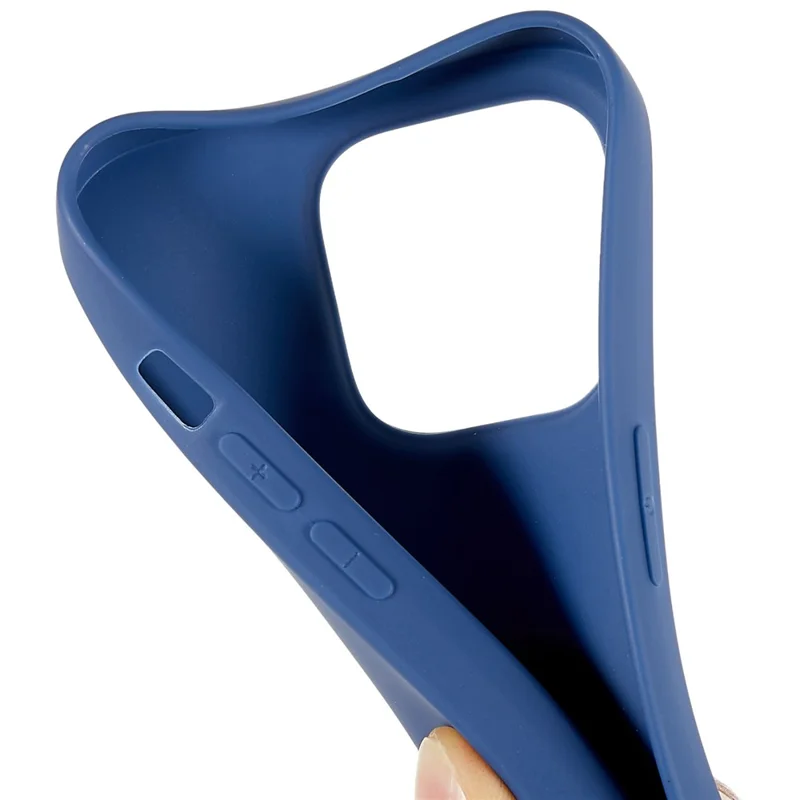 For iPhone 14 Pro Max Anti-fingerprint Protective Case Anti-scratch Matte Flexible TPU Cover - Sapphire