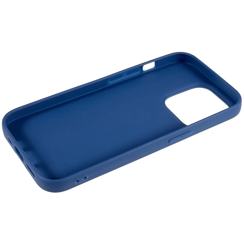 For iPhone 14 Pro Max Anti-fingerprint Protective Case Anti-scratch Matte Flexible TPU Cover - Sapphire