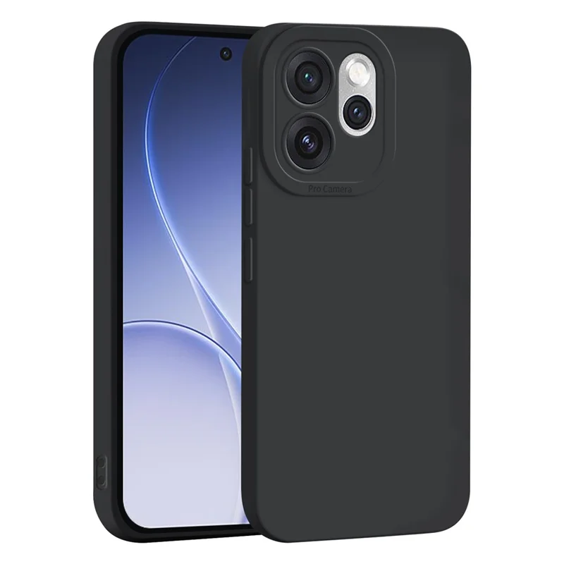 For Oppo Reno15 Pro 5G (Global)  /  Reno15 5G (China) Case Precise Camera Cutouts Soft TPU Shockproof Phone Cover - Black