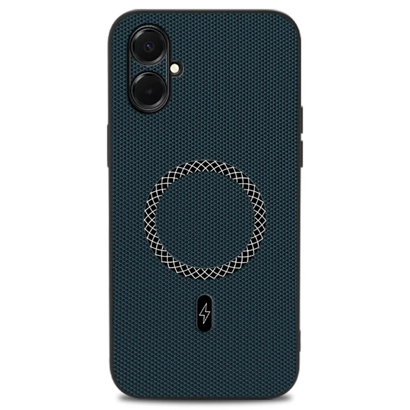 Für Samsung Galaxy A07 5G Hülle Dreieck-Textur PU-Leder Stoßfest Ultra Dünn Cover - Blau